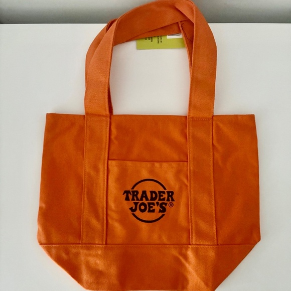 NEW Tags Limited Edition Trader Joe's Mini Halloween Canvas Tote Bag - Picture 2 of 5